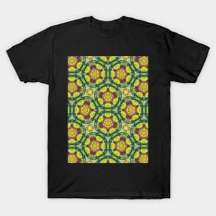 Purple and Green Flying Squirrel Looking Pattern - WelshDesignsTP004 T-Shirt